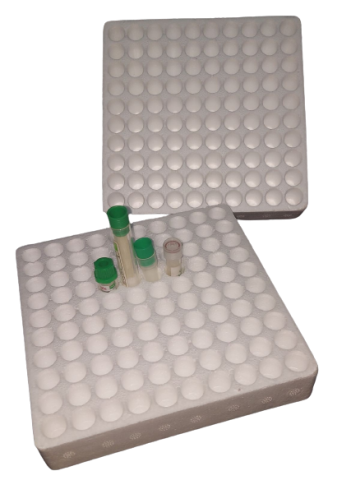 eps foam(หลอดทดลอง100รู)